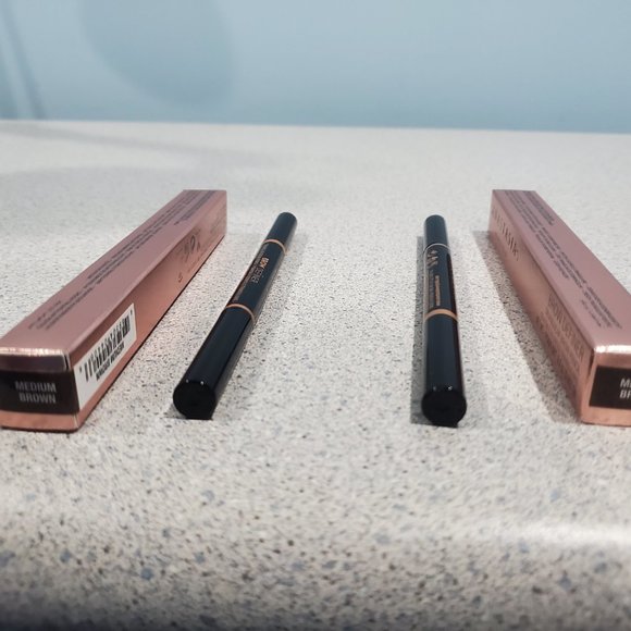 41% SALE 💛2 Anastasia  MEDIUM BROWN Brow Definer Triangular Brow Pencils ✨BNIBs - Picture 7 of 10